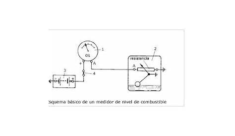 diagrama circuito de medidor de combustible