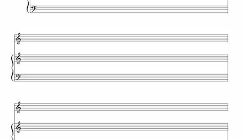 Blank Music Sheets – Free-printable-paper.com