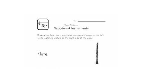 music worksheets for kids