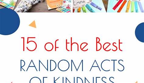 15 of the Best Free Random Acts of Kindness Printables - Life in the