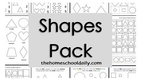 shapes and colors printables
