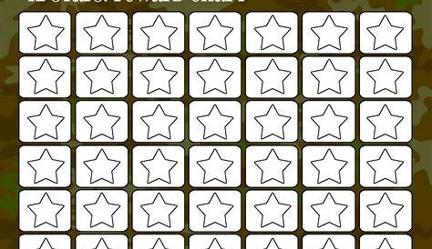 printable stars for reward charts