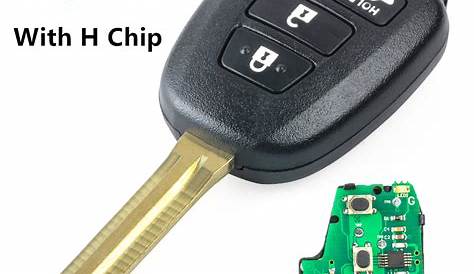 Uncut Remote Key Fob With H Chip for Toyota Camry 2014-2019 FCC ID