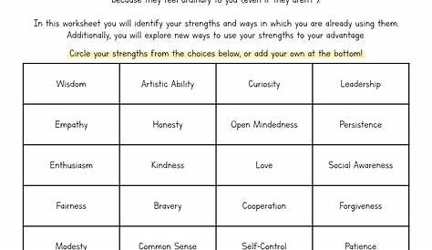 self-motivation worksheets
