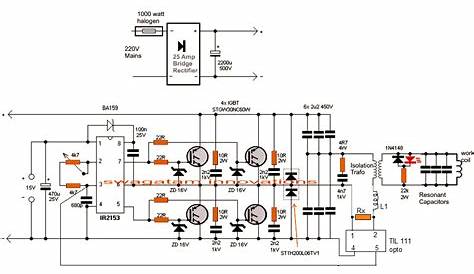 Induction Heater Practical Diagram Circuit