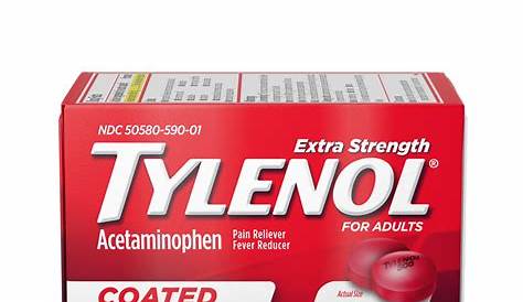 Tylenol Extra Strength Coated Tablets For Adults - Shop Pain Relievers