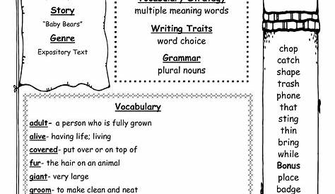 15 Best Images of Multiple Meaning Words Worksheet 2nd Grade - 2nd