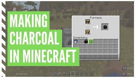 How To Make CHARCOAL In Minecraft - YouTube