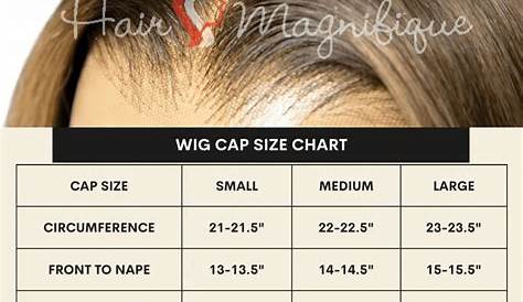 wig cap size chart