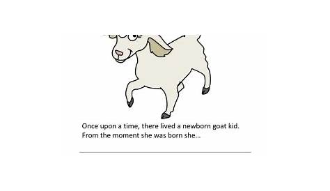 goat worksheet for kindergarten