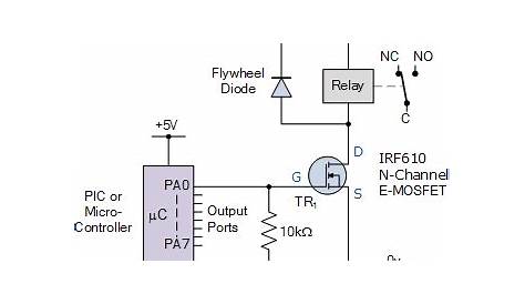 Micro-controller Relay Switch Circuit | Electronic circuit design