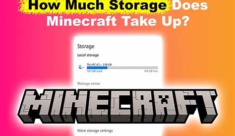 How Much Storage Does Minecraft Take? [+ Requirements] - Alvaro Trigo's