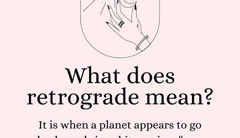 Meaning Of Venus Retrograde In Natal Chart