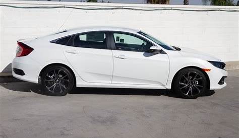 2020 white honda civic