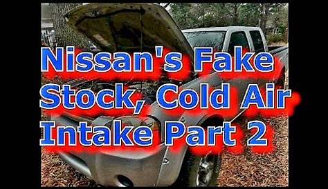 Reinstalling the Nissan Frontier's Stock Cold Air Intake Part 2 - YouTube