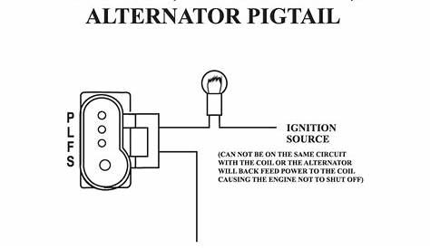 4 pin alternator wiring diagram