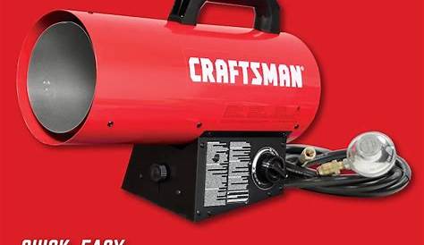 craftsman propane heater manual