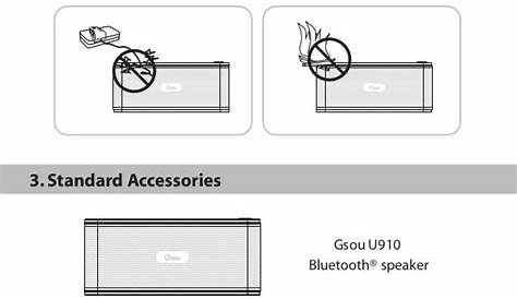 Gsou u910 bluetooth speaker user manual