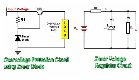 high and low voltage protection circuit diagram