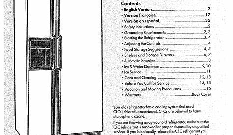 Kenmore Refrigerator 106 Manual