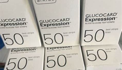 6 50 CT boxes of glucocard expressIon Test Strips mint condition all