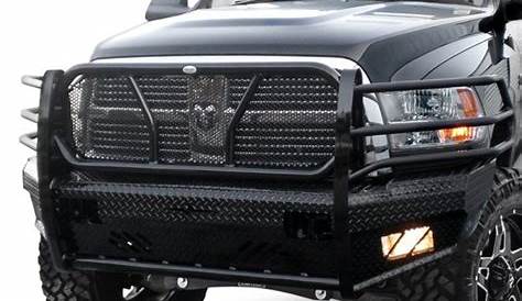 Frontier Truck Gear® - Ram 3500 2016 Full Width Black Front HD Bumper