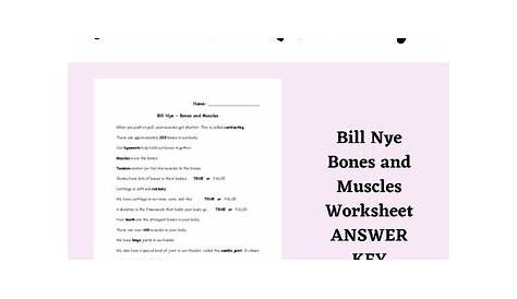 Bill Nye Heart Worksheet