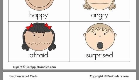 Practice 30 Instantly Emotions Worksheets for Preschoolers – Simple