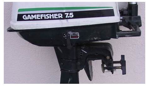 Used 7.5 hp Gamefisher Outboard For Sale Sears Outboard Game Fisher