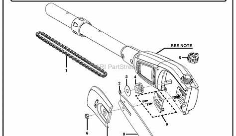 Homelite RY43160 Electric Pole Saw Parts Diagram for General Assembly