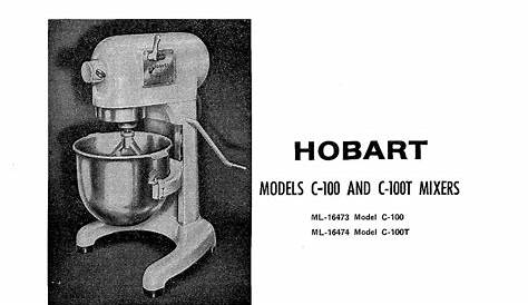 Hobart C44a Manual