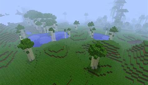 Bamboo forest biome Minecraft Map