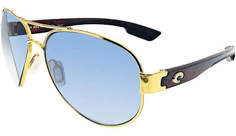 Costa Del Mar - Costa Del Mar Polarized South Point SO26OGP Gold Aviator Sunglasses - Walmart