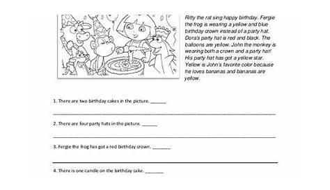 42 Grade 2 Comprehension Worksheets | Reading comprehension worksheets