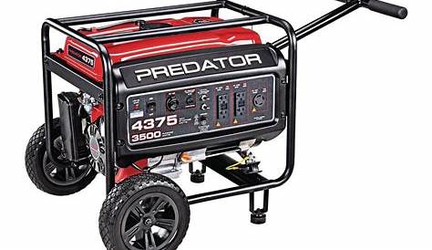 predator 4375 generator owner's manual