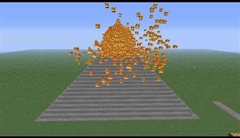 how to make volcano in minecraft