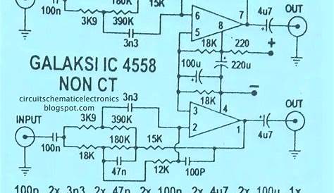 4558 ic subwoofer circuit diagram
