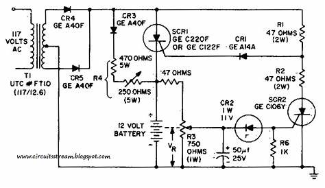 battery charging circuit diagram