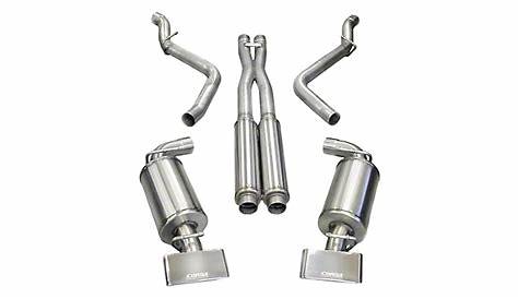 Corsa Challenger Xtreme Cat-Back Exhaust with Polished Rectangular Tips