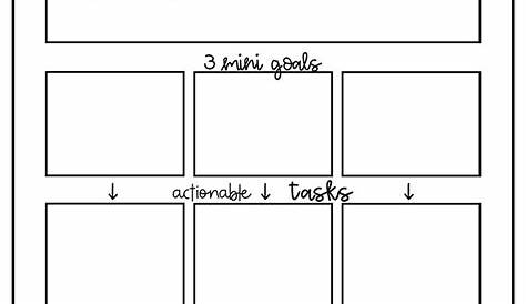 Goal Setting Worksheets - 3 Free Goal Planner Printables | Goals