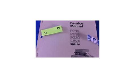 onan p218g parts manual