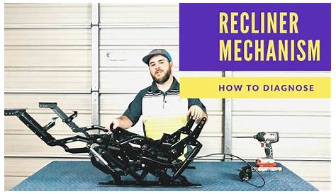 How to Repair a Recliner Mechanism - YouTube