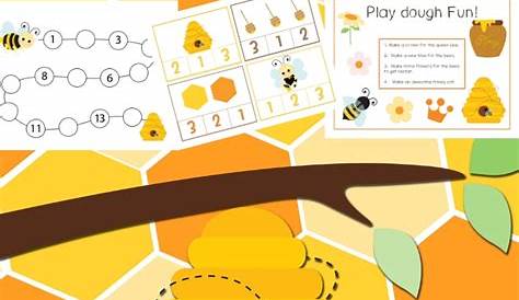 Preschool Honey Bee Theme Printables - Natural Beach Living