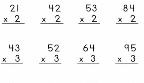 3 Digit By 1 Digit Multiplication With Regrouping Worksheet - Times