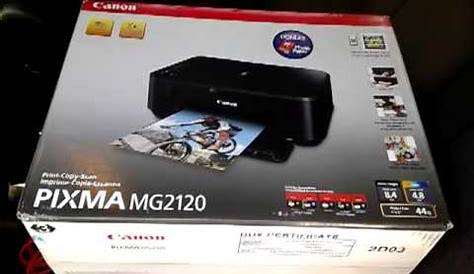 Canon PIXMA MG2120 Support and Manuals