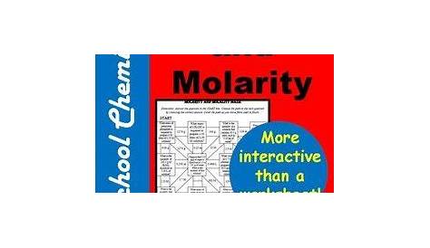 molality worksheet answers
