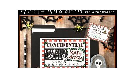 Halloween Math Mission: Haunted House by Create Teach Share | TpT