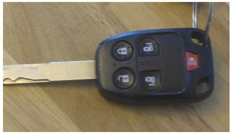 Honda Odyssey Key Fob Battery Replacement - EASY DIY - YouTube