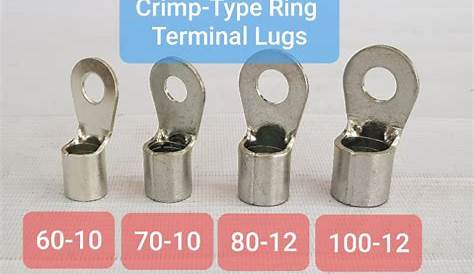 terminal lugs ring type sizes