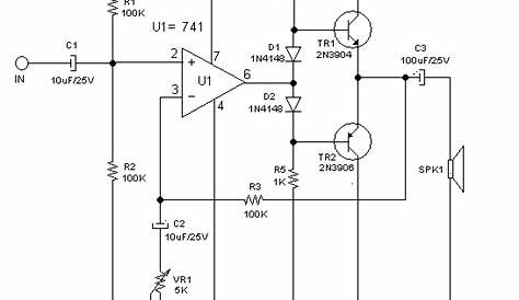 amplifier circuit schematic diagram